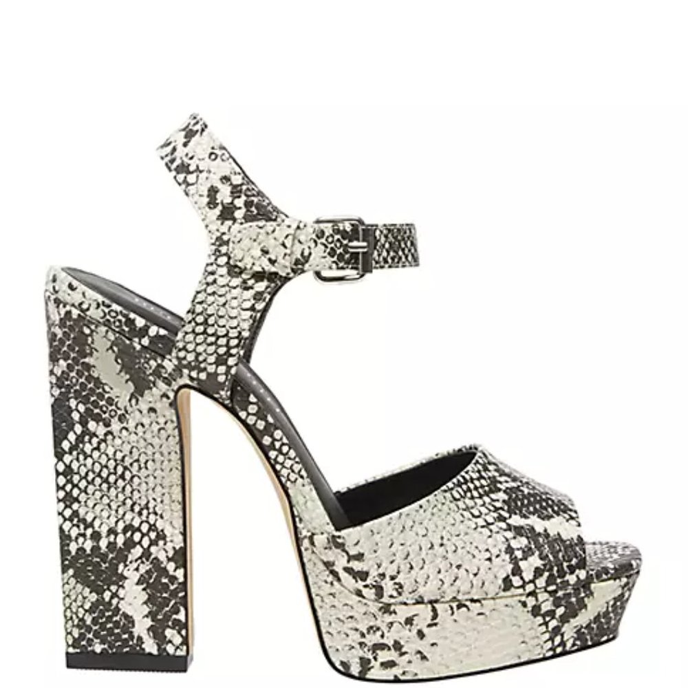 Madden Girl Bambi Platform Sandal Snake  Size 7m